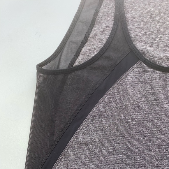 Lululemon Run Off Route Sheer Tank Top Racerback Crisscross Strappy Back Black 8 - Picture 14 of 15